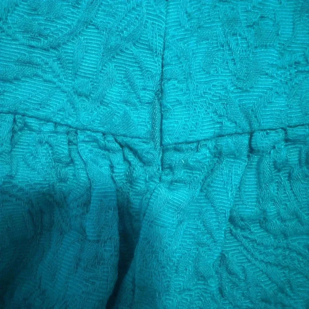 J. Crew Emerald Green Peplum Mini Skirt Size 6